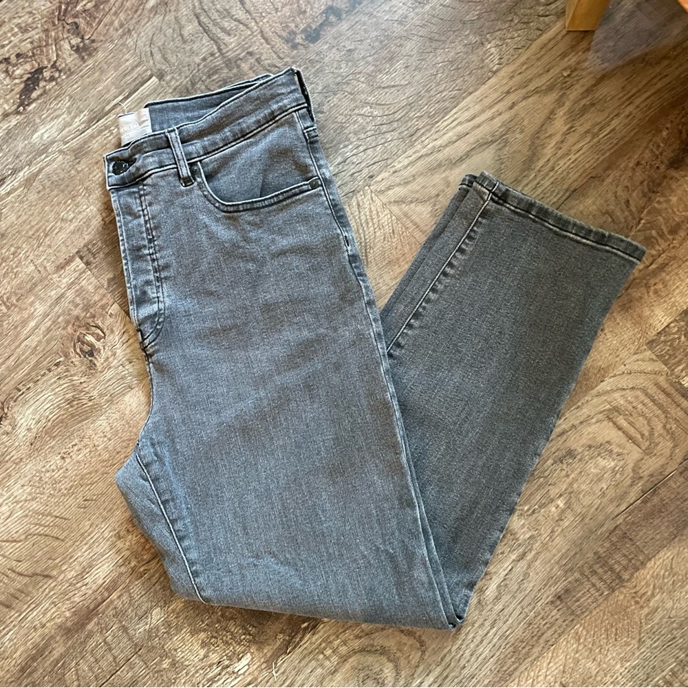EVERLANE The Authentic Stretch Cigarette Jeans Denim Washed Black